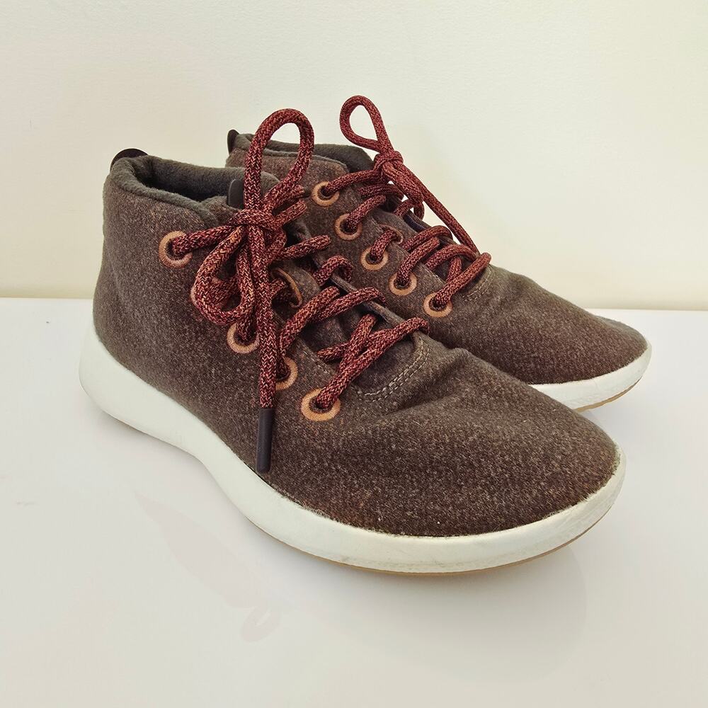 Allbirds Wool Runner-up Mizzles High tops Copper Brown Women's Size 7 - Picture 2 of 9